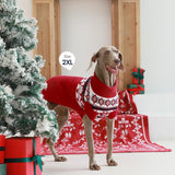 IECOii Extra Large Dog Sweater,Turtleneck Dog Sweater Larged Size Dogs,5XL Big Pet Christmas Knitwear Winter Clothes for Cold Weather,Girl and Boy Knit Sweatshirt for Great Dane,XXXXX-Large