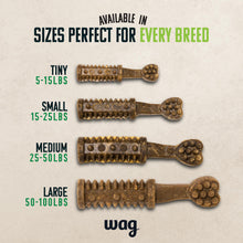 Load image into Gallery viewer, Wag Dental Dog Treats to Help Clean Teeth &amp; Freshen Breath - Medium, Unflavored, 36 Count (Pack of 1)
