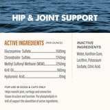 Grizzly Pet Products Joint Aid Liquid Hip and Joint Health Supplement Product for Dogs and Cats, 32 Ounce
