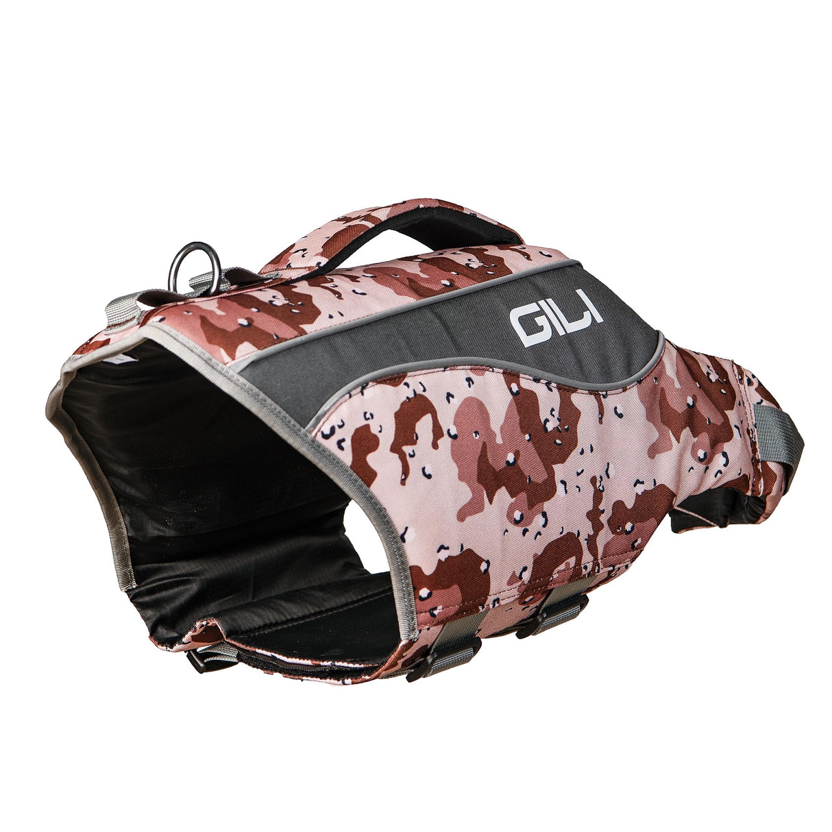 Gili Dog Life Vest Jacket Flotation (Desert Camo, X-Large)