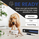 ERODISIAC - Activated Charcoal First Aid Kit Emergency Rescue for Dogs, Cats, Oral Paste for Dogs, Poisoning Kit, Oral Anti Diarrhea Digestive Paste Ready to Absorb Toxins
