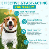 Woyamay Antibiotics for Dogs | Natural Dog Antibiotics for Allergy Relief, Itch Relief, Coughs, Skin Health, Breath Treatment, Digestion | Herbal Supplement to Care for Ears, Eyes & Coat, 2 Fl Oz