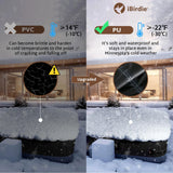 iBirdie Outdoor Waterproof Hot Tub Cover 88 x 88 inch fit 85 x 85 or 86 x 86 or 87 x 87 Square SPA 600D Heavy Duty Weatherproof Protectors Protective Cover Cap