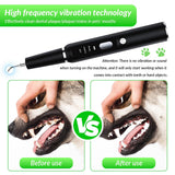 LGGbaodan Dog Plaque and Tartar Remover&Tartar Remover for Pet Teeth, Dog Teeth Cleaning Kit with LED Light and Storage Box, Pet Dental Care, Black.