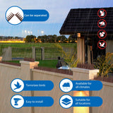 CIIC Bird Spikes, 20 Pack Pigeon Squirrel Raccoon Cat Deterrent Spike Outside Anti Robin Defender Outdoor to Keep Birds Away Roof Fence Window Nest 18.7 Feet(5.7m), Brown