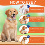4 Pack Flea and Tick Collar for Dogs - 25" Adjustable Collar Fits Dogs, Long-Lasting 24-Month Protection for Small, Medium, and Large Dog – Waterproof Flea Tick Prevention