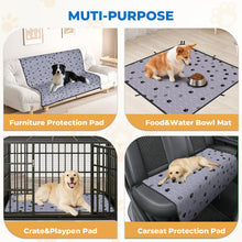 Load image into Gallery viewer, Fostanfly Washable Pee Pads for Dogs, 2 Pack Large 36"x41" Ultra-Absorbent and Leak-Proof Non-Slip Reusable Potty Training Pads for Dogs, Cats, Puppy, Potty Training of Add 8 Lanyards
