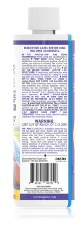 Bio Ouster 3in1 Weekly Hot Tub Cleaner, Conditioner, Clarifier - Hot Tub Chemicals, Inflatable Hot Tub Chemicals, Spa Chemicals for Hot Tub, Spa Cleaner Hot Tub Clarifier, Spa Clarifier (16oz)