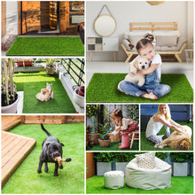 Load image into Gallery viewer, Artificial Grass, 26”x51'' Dog Pee Pads, Professional Dog Potty Training Rug, Grass Mat with Drainage Holes, Pet Turf Indoor Outdoor Flooring Fake Grass Doormat-Easy to Clean (26"x51")
