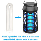 Endbug Bug Zapper with LED Light, Waterproof Bug Zapper Outdoor Indoor, Mosquito Zapper Outdoor Electric Fly Zapper, Mosquito Killer Fly Trap for Outside Patio Garden Backyard Home, Plug in