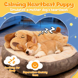 PatsFran Heartbeat Puppy for Dogs, Lick Mats & Treat Ball– All-Round Calming Kit for Anxiety Relief, Sleep Aid & Behavior Training, Puppy Essentials to Keep Them Busy（4 Pcs）