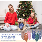 Silkfly 30 Pack Dog Bandanas Bulk Buffalo Plaid Dog Bandana Summer Spring Cat Puppy Bibs Washable Scarf Triangle Adjustable Daily Handkerchief Pet Costume Outfit for Small Medium Girl and Boy
