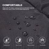 BDEUS 51x35In Extra Large Size Outdoor Dog Bed, Waterproof & Portable Camping Travel Pet Mat, Easy to Clean, Washable Odor Resistant Pet Cooling Pad (Black)