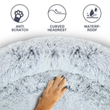 Luxurious Dog Couch Bed Protector for Dogs Memory Foam, Removable Fluffy Plush Pet Couch Cover for Dogs Washable, Calming Dog Sofa Beds, Waterproof Couch Protector, Pet Beds Mats for Couch(L)