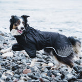 Hurtta Rain Blocker, Dog Raincoat, Raven, 26 in