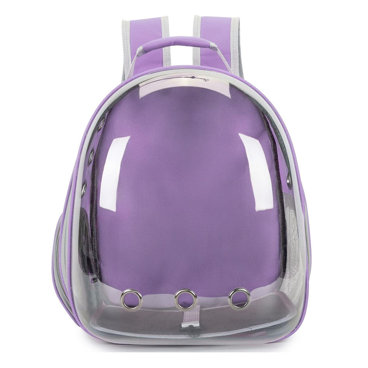 Cat Bubble Backpack Carrier for Small Medium Dogs Cats Carrying Bag, Airline Approved Pet Travel Carrying Bag Dog Hiking Walking Outdoor Backpack (Purple)