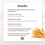 LAFEBER'S Premium Daily Diet Pellets Pet Bird Food, Made with Non-GMO and Human-Grade Ingredients, for Macaws and Cockatoos, 5 lb