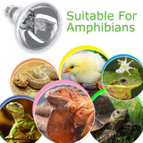 MIXJOY 160W Reptile Heat Lamp Bulb, Full Spectrum UVA UVB Reptile Light Bulb, UVB Light for Reptiles and Amphibians Use