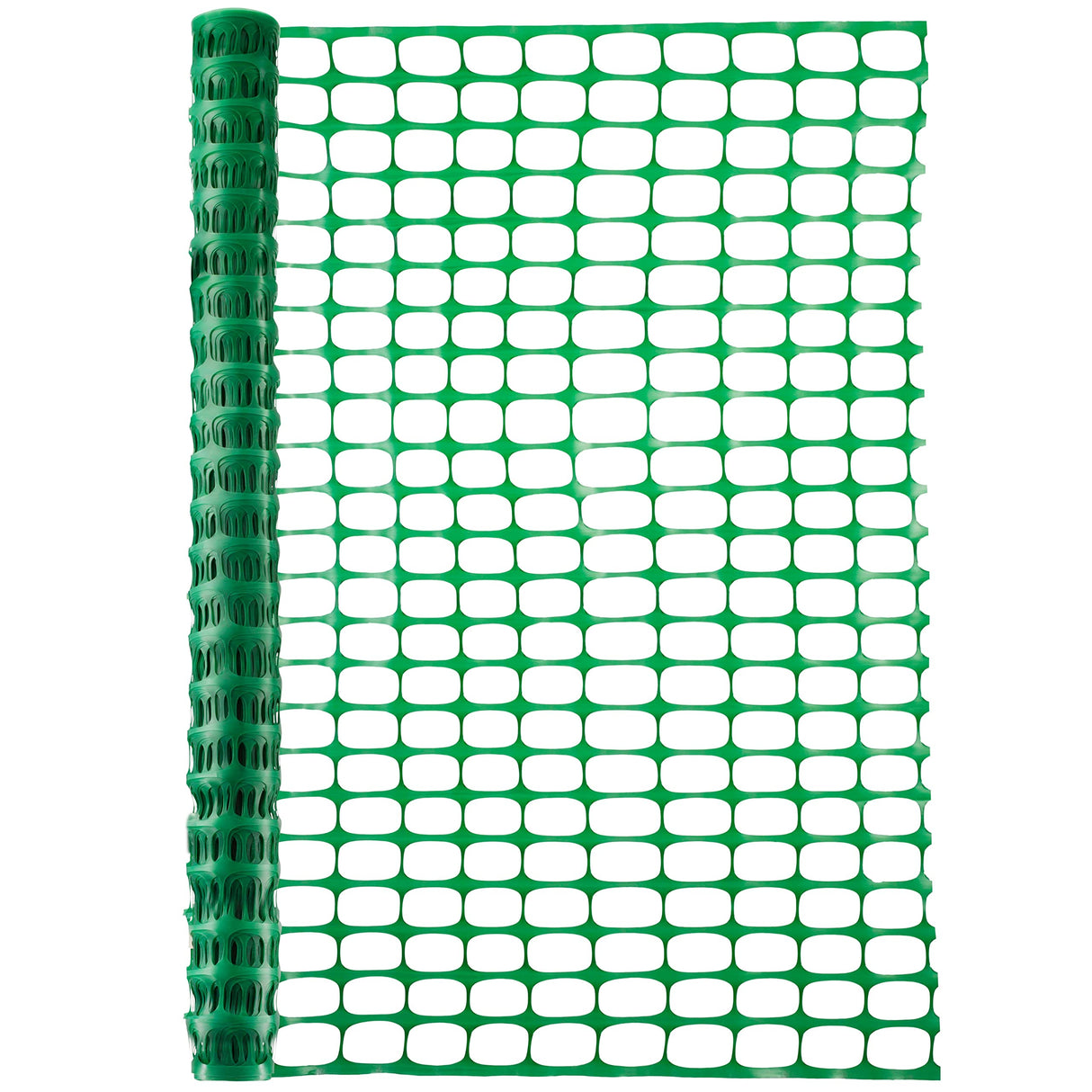 BOEN 4' x 50' Green Temporary Fencing, Mesh Snow Fence, Plastic, Safety Garden Netting, above Ground Barrier, for Deer, Kids, Swimming Pool, Silt, Lawn, Rabbits, Poultry, Dogs