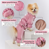 PETBARONET Winter Dog Coat for Female Pups with Full Belly Coverage, Girl Dog Clothes, Snow Jacket for Dogs, Snowsuit, Winter Coat for Dogs for Cold Weather, Ideal for Small Medium Dogs (X-Large)