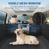 Deeteck Dog Car Seat Cover for Back Seat：Waterproof Back Seat Extender for Dogs - Hard Bottom Car Seat Cover for Dogs with Door Protectors - Dog Car Seat for Traveling and Camping with Pets