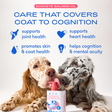 Load image into Gallery viewer, Native Pet Salmon Oil for Dogs &amp; Cats – Pure Omega-3 Fish Oil for Dogs Supplement for Skin &amp; Coat, Joint &amp; Heart Health - Dog Anti-Inflammatory – 100% Wild-Caught Alaskan Sockeye Salmon – 8 oz
