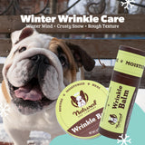 Natural Dog Company Wrinkle Balm for Dogs – Dog Wrinkle Balm for Skin Folds, Facial Creases & Wrinkles, Lick-Safe Wrinkle Cream for Bulldogs, Pugs & Bully Breeds, Daily Winter Skin Care, 4 oz Tin