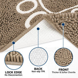 Bcoimo Super Absorbent Dog Door Mat, 36"*24" Anti Slip Mat for Muddy Paws, Pet Rugs for Dirty Paws Washable That Absorbs Moisture and Dirt, for Dog Cage and Pet Resting Carpet