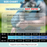 Pet K’tan Anti Anxiety Wearable Cat & Dog Carrier – Hands-Free Front Facing Adjustable Pet Cuddler Sling for Small to Medium Pets & Puppies up to 20 lbs | Pawquamarine | X-Small