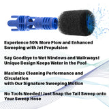 for Polaris Pool Cleaner Parts 15 Pack Polaris 280 Part Sweep Pro Sweep Scrubbers Replacement 2 Hose Tail Scrubber Cleaner Pool Tail Scrubber 280 360 380 180 480 3900