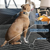 Dog Mat for Back Seat Extender, Non-slip Dogs Rug for Car Back Seat Cover with Hard Bottom, Waterproof Pet Protector Pad Fit Dog Hammock, Pet Backseat Cushion for Car, SUV, Truck. (51" x 24") (L).