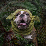 Zoo Snoods Baby Yoda Costume - Alien Knit Dog Snood Wrap for Pets, Warm Neck Ear Cover Protection for Halloween and Winter (Medium)