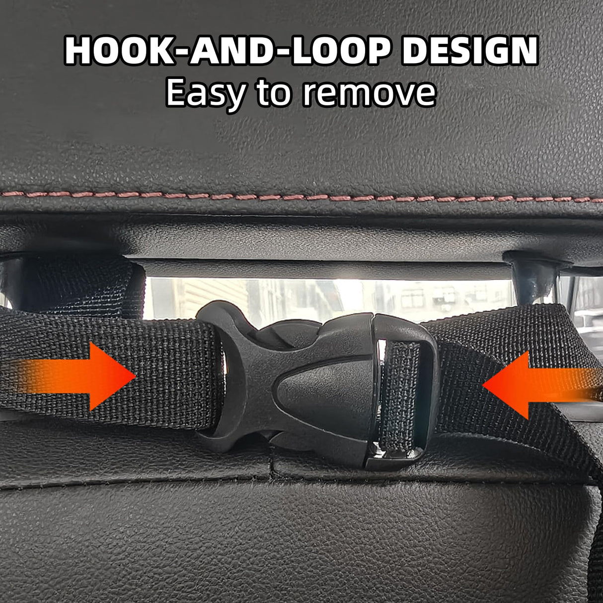 Smouatou Dog Car Seat Cover for Back Seat, Sturdy Backseat Extender for Dogs,New Scratch Resistant, Anti Slip Portable Dog Hammock,Suitable for Cars and SUVs,Car Travel Pet Bed,Hard Bottom (L)