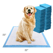 Load image into Gallery viewer, Four Paws Wee-Wee Superior Performance Unscented Pee Pads for Dogs &amp; Puppies, Quilted Leak-Proof Dog Housebreaking Potty Training Floor Protection, 22" x 23", 100 Count
