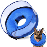 BARKLESS Dog Cone, Inflatable Dog Cone After Surgery for Large Breeds, Soft Surgery Collar with Enhanced Anti-Licking Guard Shield for Pets, Patented Protective Donut Collar