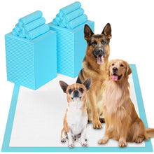 Load image into Gallery viewer, Puppy Pee Pads for Dogs - 32"x36" Extra Large, 60 Count, Leak-Proof &amp; Super Absorbent, Thicken Disposable Potty Pads for Puppy &amp; Cat Training
