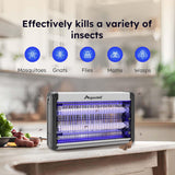 ASPECTEK Electric Indoor Bug Zapper 10W,Upgraded UV-LED Light Lamp with a Long Life Span,Insect Killer for Mosquitos,Flies,Moths,LED Mosquito Zapper for Indoor Use