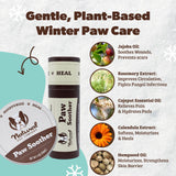 Natural Dog Company Paw Soother Balm & Wax - Dog Paw Balm & Moisturizer for Dry, Cracked Paw Pads, Helps Moisturize & Condition Winter-Worn Paws, Coconut Oil & Calendula, Daily Paw Care, 2 oz Stick