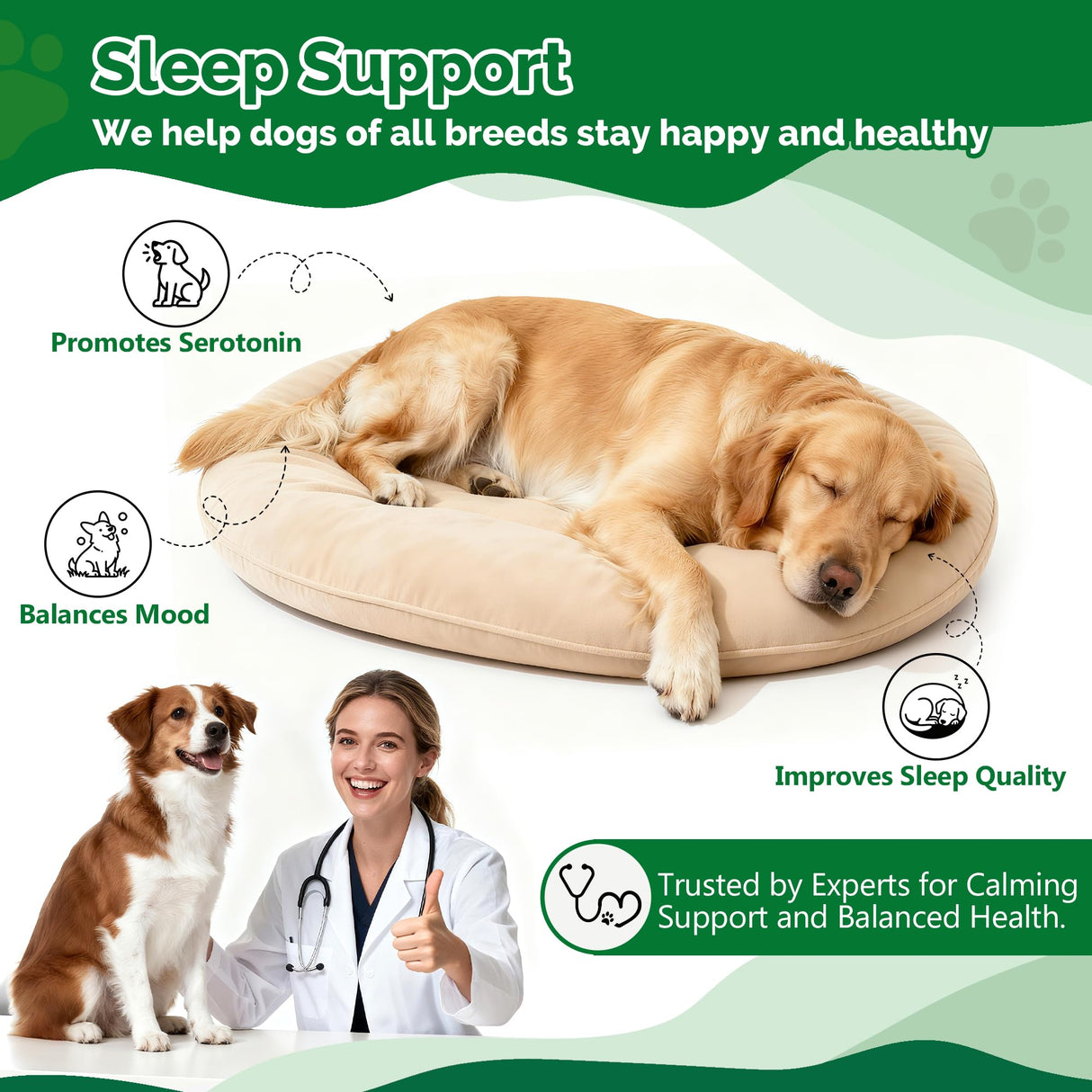DOGVC Hemp Calming Chews for Dogs Calming Chews - Anxiety Relief Treats, Dog Calming Relaxing Treats Care Hemp Quiet Moments for Dogs Thunderstorm Fireworks Separation Anxiety Relief, Beef, 120 Ct