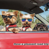BAIRUYAO 5PCS Cat Dog Sunglasses Classic Retro Pet Glasses，UV Protection Trendy Cute Hip-hop Funny Pet Glasses for Cosplay Costume Photos Props Road Trip Christmas