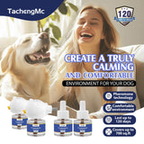 TachengMc Dog Calming Pheromones Diffuser, 6 in 1 Kit Appeasing Pheromone Diffuser to Calm Dogs, Dog Anxiety Relief Lasting 120 Days with 2 Diffuser + 4 48ml Refill