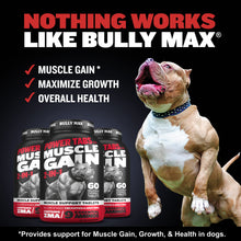 Load image into Gallery viewer, Bully Max 2-in-1 Muscle Builder Chewable Tablets for Dogs - Puppy &amp; Dog Vitamins, Supplements for Muscle Gain &amp; Growth - Canine Multivitamins Essentials for All Breeds &amp; Ages - 30 Tabs

