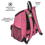 Mobile Dog Gear Unisex Weekender Backpack™ Pink One Size One Size