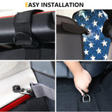 BESTAOO Pet Net Vehicle Safety Mesh Dog Barrier for Jeep Wrangler JK JL 2 Door 4-Door 2007-2026,Rear Seat Isolation Net,Easy to Install,Updated Version