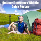 MIDELONG 6 pcs Emergency Whistle with Key Chain, Aluminum Extra Loud Safety Survival Whistle Keychain for Outdoor Sports Camping Hiking Boating Hunting, 6 Colors