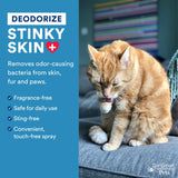 SkinSmart Antimicrobial Wound Care for Pets, Hypochlorous Acid Removes Bacteria to Promote Healing and Relieves Itch, Safe if Licked, 8 Ounce Spray Bottle