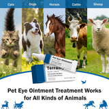 Polika TER-amycin Pet Eye Cream Health for Dogs, Cats, Cattle, Sheep, Horse, Bird 1/8 oz /3.5gr Pack of 2