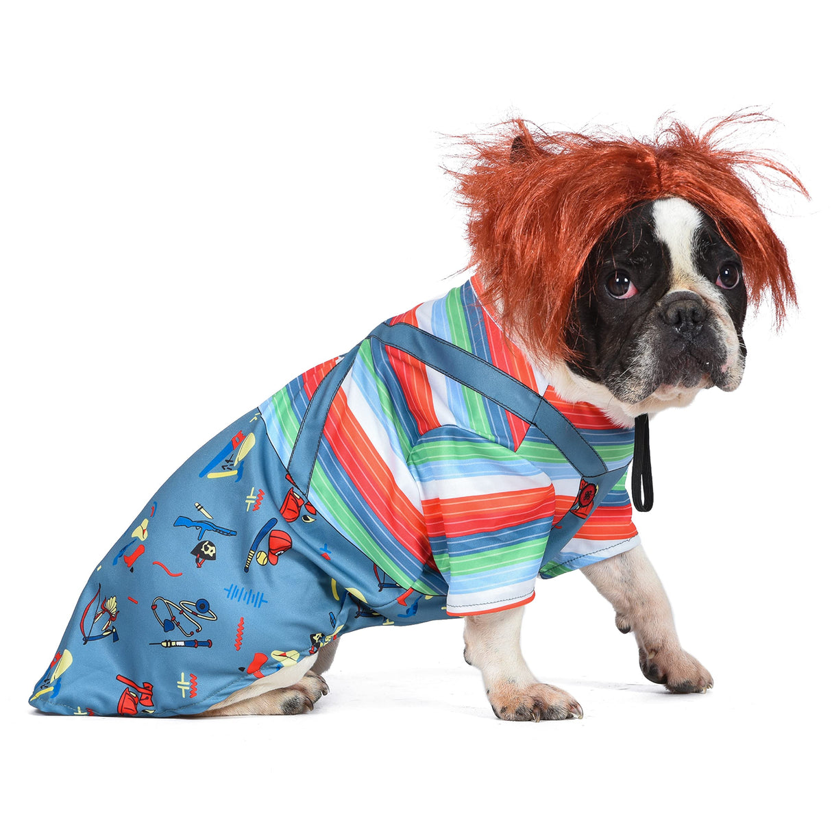 Universal Chucky Halloween Dog Costume - Scary Horror Movie Costumes for Dogs - Officially Licensed, Size Extra Extra Large