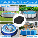 Thickened Pool Liner Pad for Above Ground Pool, 15 FT Round Under Pool Mat Padding, Pool Ground Pad Mat Under Pool for Pool Bottom, Prevent Punctures, Extend Liner Life