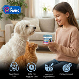 Dr. Paws Dog Ear Cleaner Finger Wipes - Ear Finger Wipe for Dog Ear Infection Treatment, Easy to Use Cat Ear Cleaner, Eliminates Odor, Dog Ear Cleaning Solution, Dog Ear Wipes (Oatmeal)
